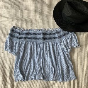 Boho Off-the-shoulder Blouse